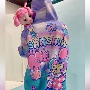 Sugar Thrillz Not So Funhouse Circus Hoodie Pastel Small Dolls Kill Sh Show Cat